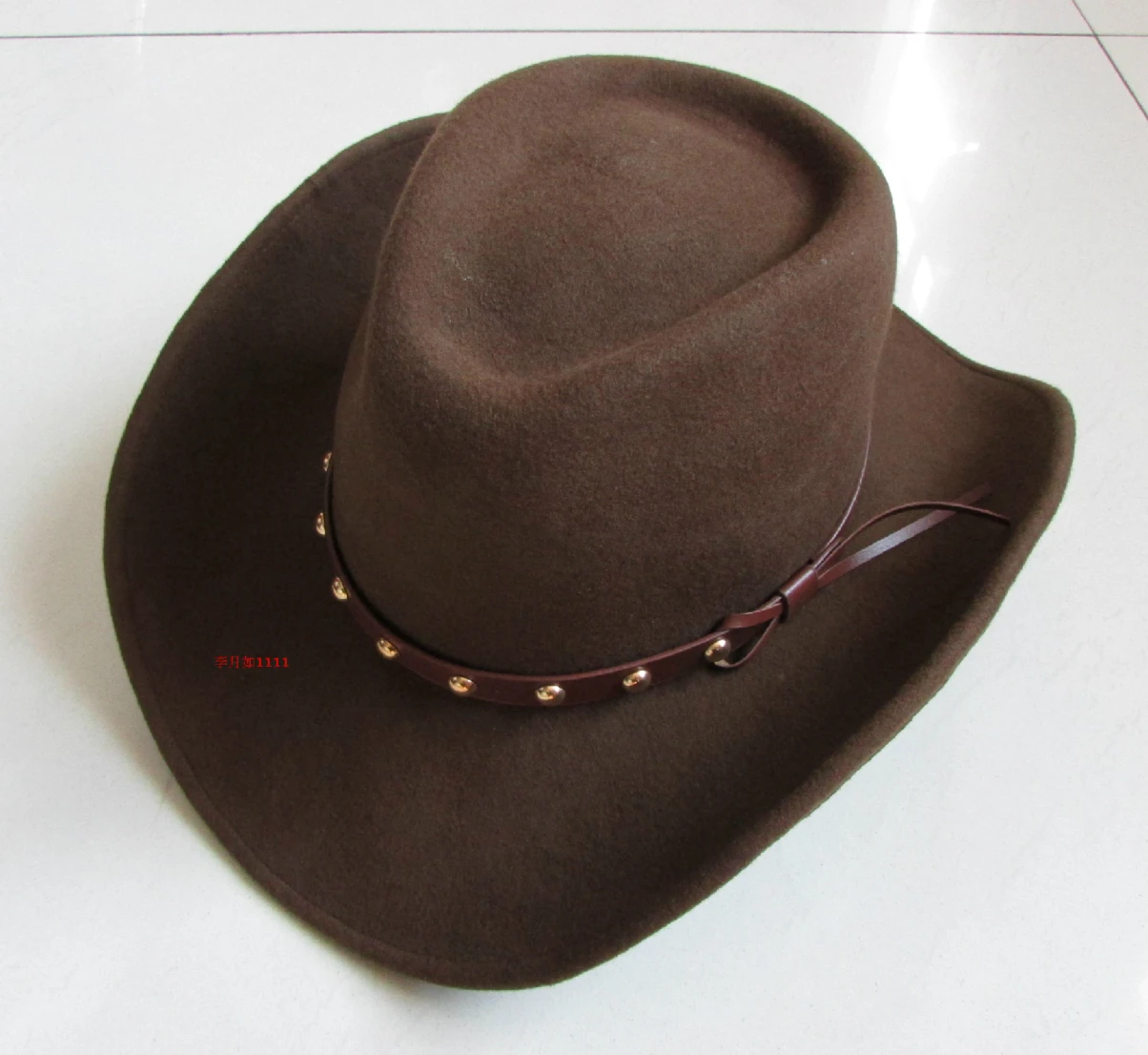 Wool Hat Fedoras Hat Men's Fedora Cap Male Waterproof Woolen Men's