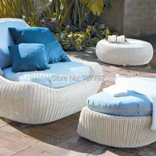 Лидер продаж открытый ротанга современный сад диваном 3 шт