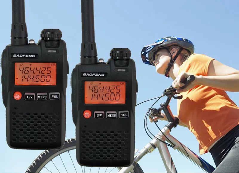 Новинка BAOFENG UV-3R мини рация UHF VHF портативная CB радиостанция HF трансивер USB зарядка 3R UV3R Woki Toki