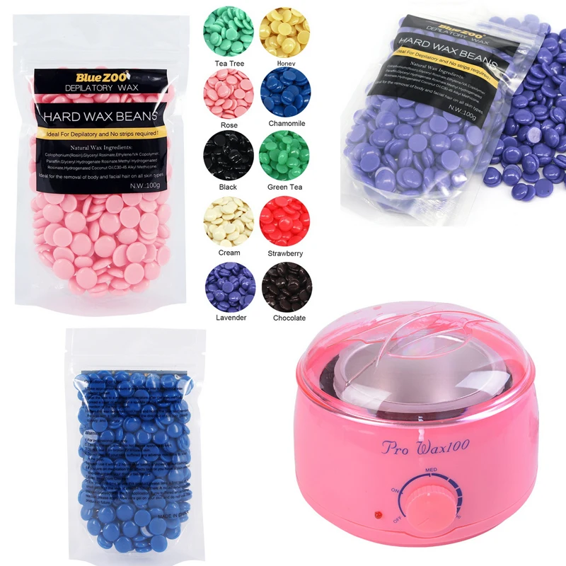 

Manooby Wax Beans Brazilia Hair Removal Material Depilatory Wax Melting Machine Beauty Safe Hard Epilator Tools 2018 New Fashion