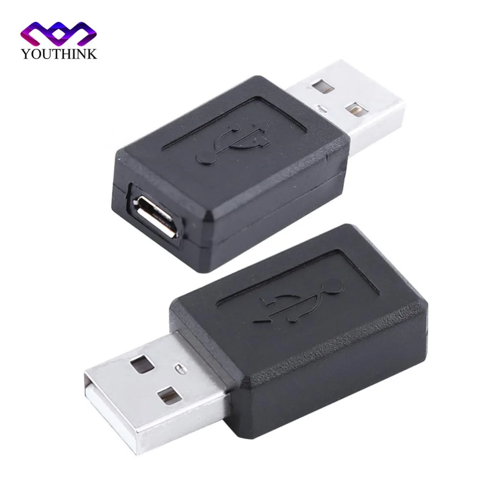 USB штекер Micro Женский конвертер для зарядки телефона адаптер передачи данных