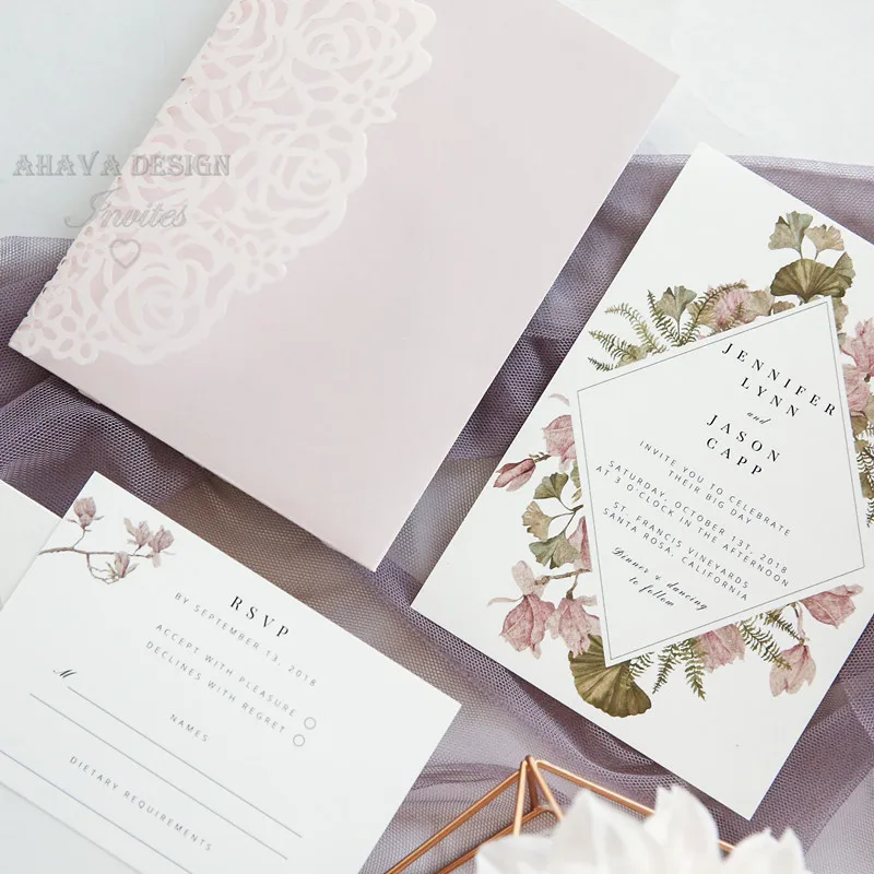 blush-laser-cut-pocket-fold-invitation-with-botanic-touches-in-mauve-colors-EWDS004-6