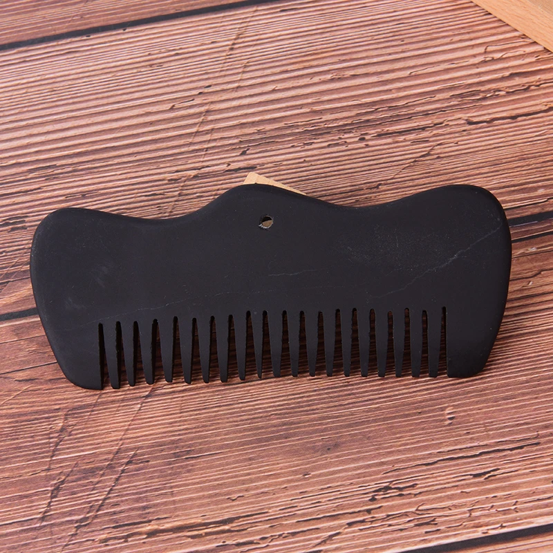 Black Bian Stone Guasha Comb Energy Gua Sha Board Acupuncture Massage Feminine Hygiene Product for Health Care Supplies