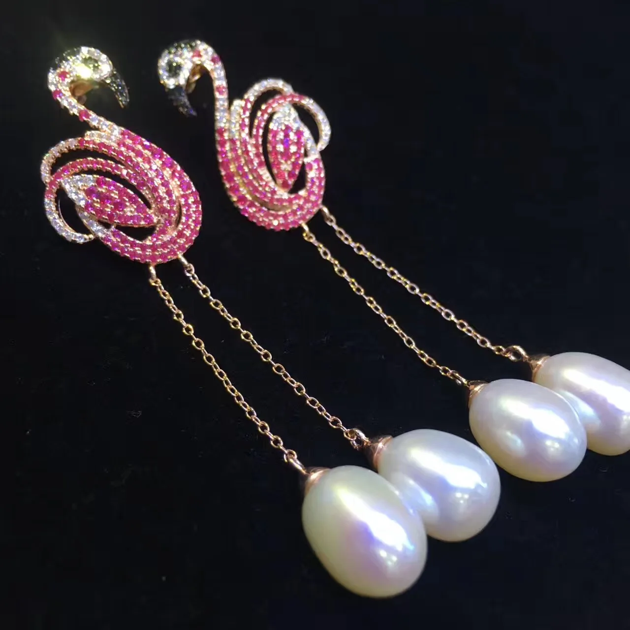 Buy Customized Natural Freshwater Pearl Earrings S925
