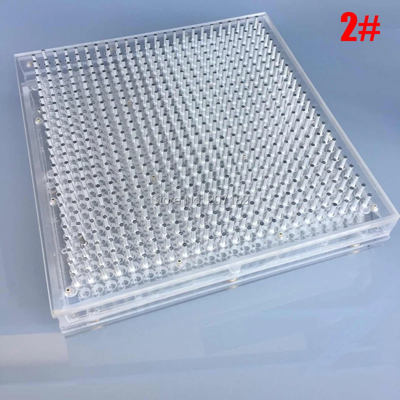 For Size 2 Capsules Новинка! 600 отверстий 00#, 0#, 1#, 2# машина для наполнения капсул из оргстекла, ручной наполнитель капсулы, доски для наполнения капсул с тампером - Цвет: For Size 2 Capsules