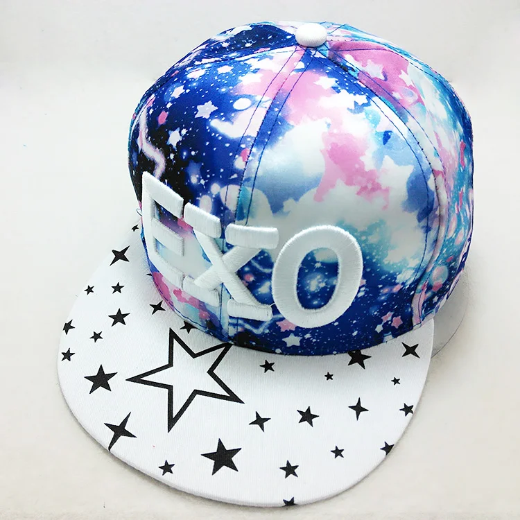 Оптовая Продажа Snapback шляпы EXO Bboy с буквенным принтом камуфляжные хип хоп шапки