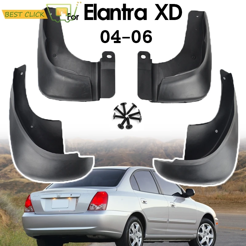 

Mud Flaps Splash Guards For Hyundai Elantra XD 2004 2005 2006 Mudflap Car Fender Mudguards Car Styling