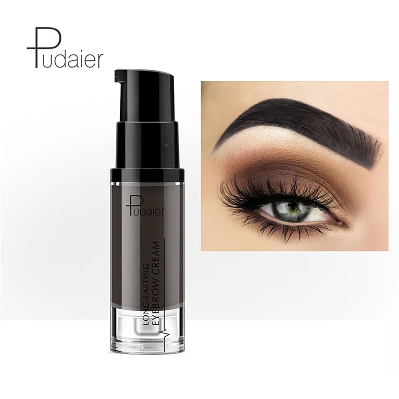 

Pudaier Long-lasting Eyebrow Cream Natural Liuqid Eyebrow Gel Tattoo Makeup Eye Brow Tint Brows Pigment Black Eyebrow Enhancer