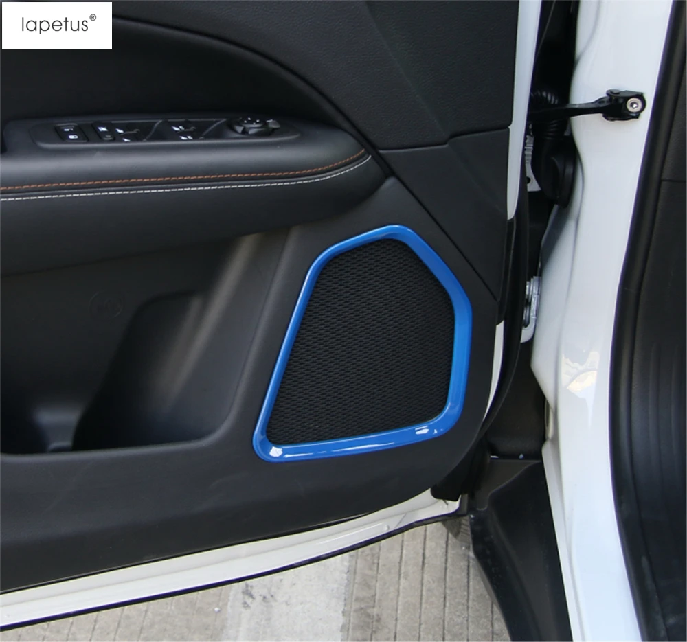 Lapetus аксессуары подходят для Jeep Compass Красочные Внутренняя двери автомобиля аудио Динамик литья крышка комплект отделкой 4 шт./компл