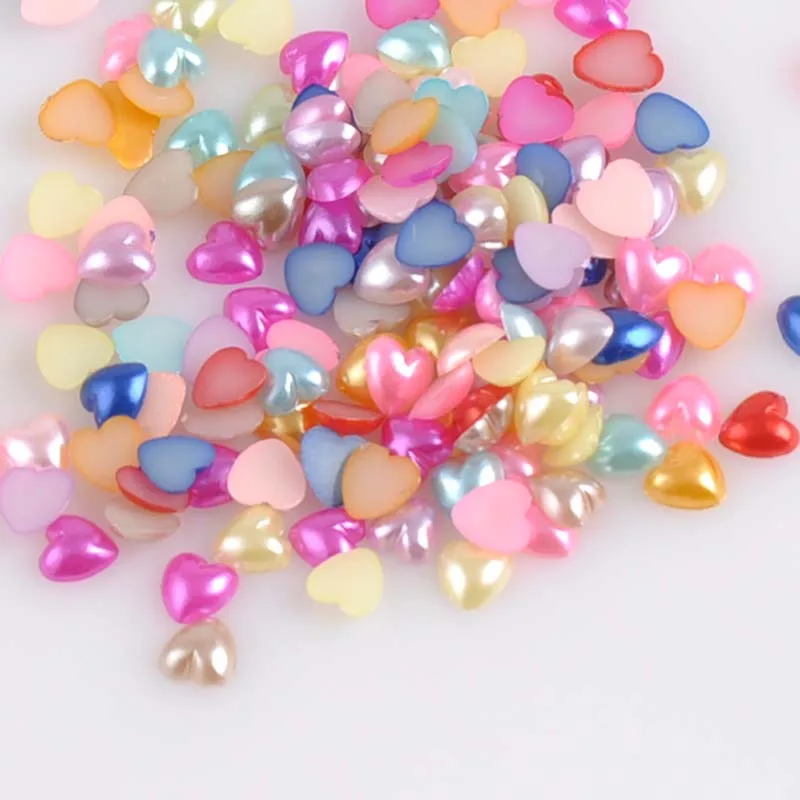 5mm-Mix-Color-Heart-Shape-Imitation-Half-Round-Pearl-Flatback-Beads-for-Scrapbook-DIY-Decoration-1000pcs