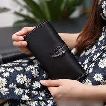 Hanup 2016 New Ladies Purse Korean Tidal Pumping with Large Capacity Female Long Wallet Card Wallet