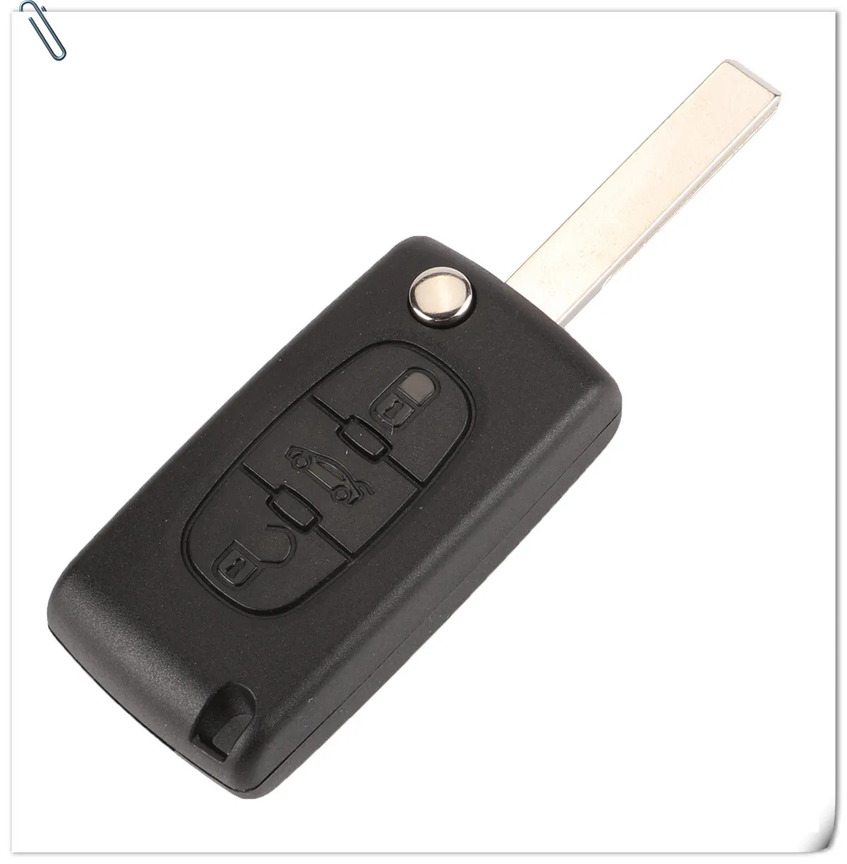 Keyforkess 433Mhz ID46 ASK FSK chiave auto per peugeot 207 307 407 208 308 408 607 Partner Remote Key 3 pulsanti CE0523 Ce0536 -