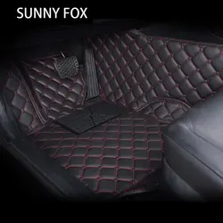 SUNNY FOX автомобильные коврики для Volkswagen Beetle СС, EOS Golf Jetta Passat Tiguan Touareg 5D автомобиль-Стайлинг ковровое напольное покрытие