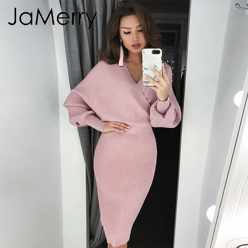 Женский винтажный комплект из двух предметов JaMerry трикотажное платье миди с