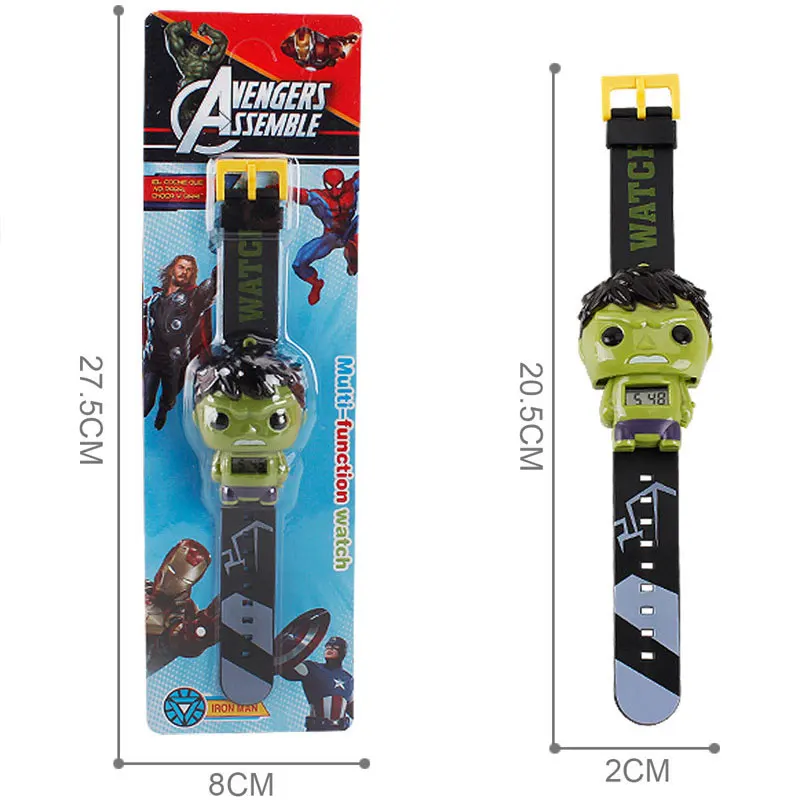 2019 Hot Surprise Avengers 3 Infinite War Thanos Captain America Action Figure Iron Man Spider-Man PVC Model Toy Watch Free ship