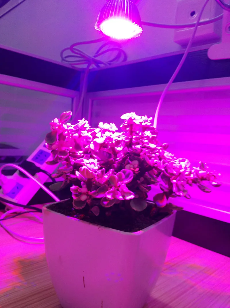 E27 Крытый 18 светодиодов светать с 360 градусов гибкий держатель лампы клип завод цветок рассада свет для гидропоники Desktop