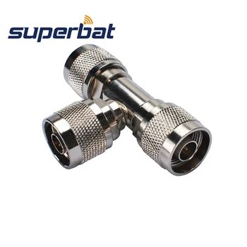 

Superbat 5 pcs N Adapter N Plug to Male 3 Way "T"Type RF Coax Connector
