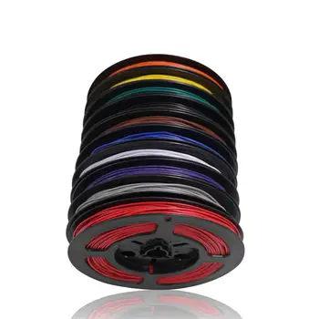 

50meter UL 1007 22 AWG 10 color optional wire and cable tinned copper wire DIY electronic wire stranded wire