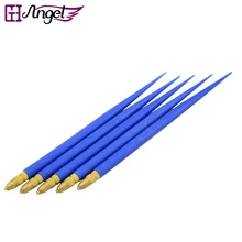Ангелы 12 шт. латунный наконечник пластиковый вентилирующий держатель иглы для изготовления/ремонта кружевных париков человеческие волосы уток крючком иглы costura инструмент