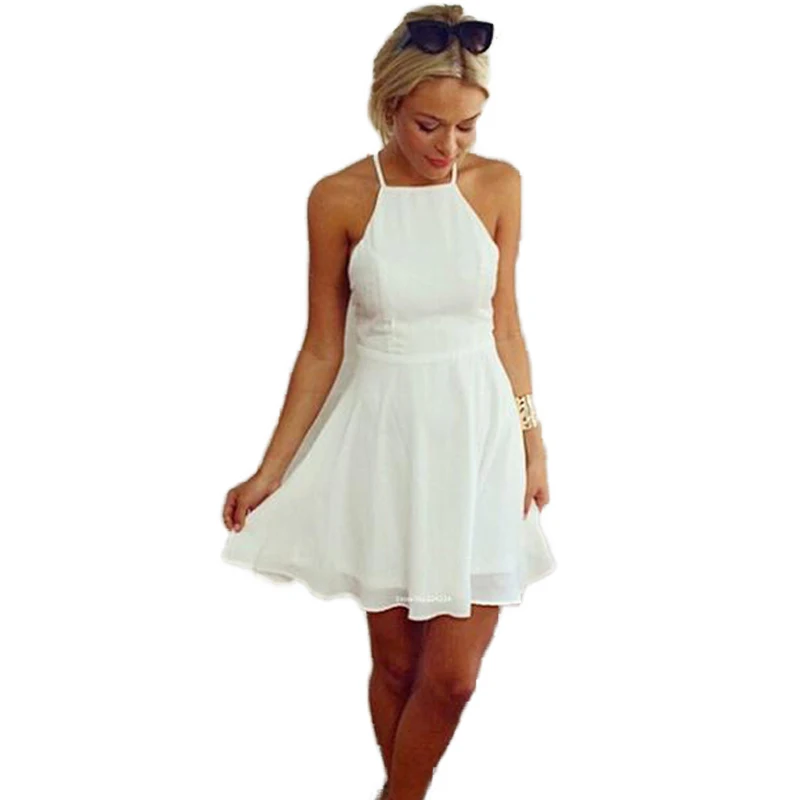 2014 2015 Summer font b Dresses b font font b Sexy b font New Backless chiffon