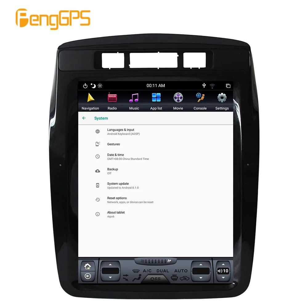 Perfect Tesla Android 9.0 PX6 Built-In Wireless DSP CARPLAY Car Multimedia Radio For Volkswagen/VW Touareg 2010+  Navigation Head unit 2