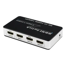 New 4Kx2K HDMI Switch 3×1 HDMI Switch 3 in 1 out 3 Port HDMI Dual Mode Switcher 3D with IR Wireless Remote Control
