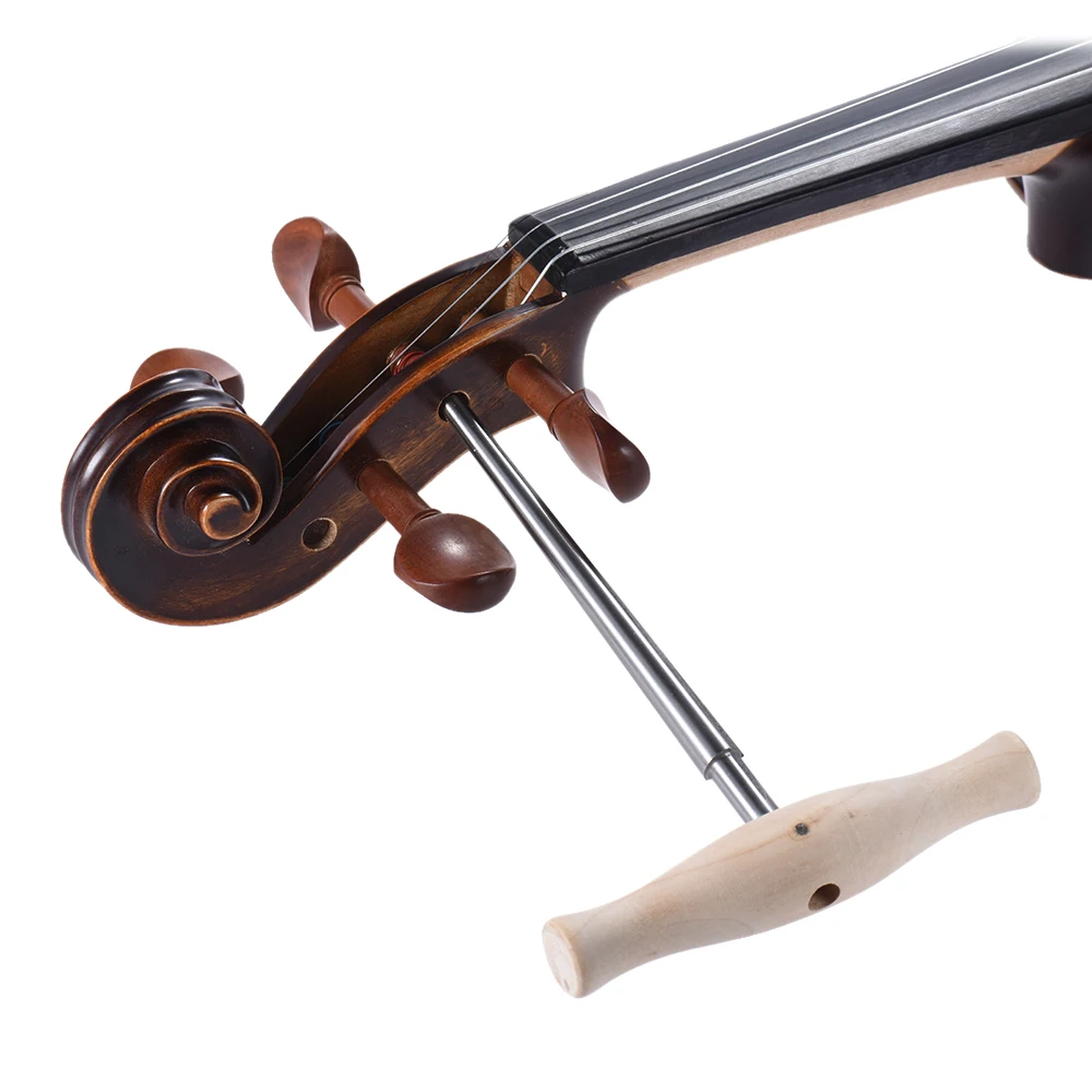 

Violin Peg Hole Reamer 1:30 Taper with Wood Handle for 3/4 4/4 Violins Luthier Tool
