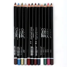 12 шт. подводка для глаз для женщин Водостойкий карандаш для глаз долговечный черный коричневый подводка для глаз Макияж Красота карандаш косметика