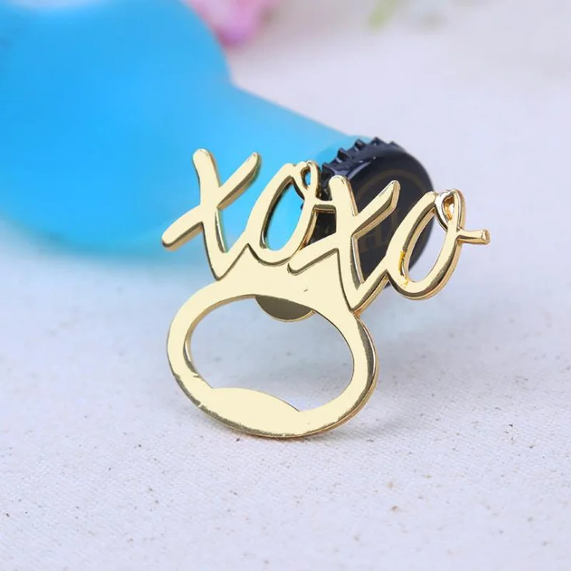 Creative Letter gold color XO XO Shape Bottle Opener Beer Bottle