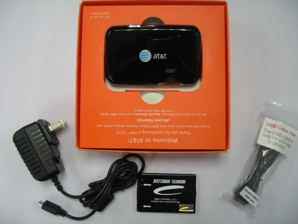 MiFi 2372 разблокированный мобильный широкополосный маршрутизатор Novatel AT&T 3G точка