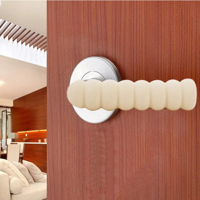 1pc Room Door Knob Gloves Covers Pad Cases For Spiral Anti-Collision Protective Cover Home Baby Children Kids Safety Supplies