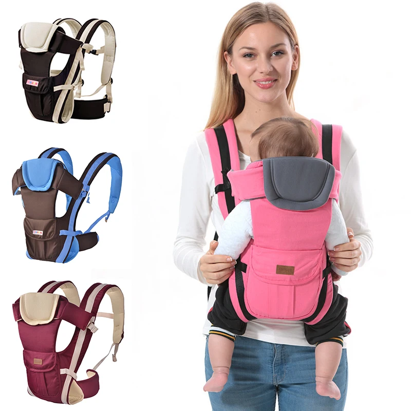 

New 0-30 months baby carrier, ergonomic kids sling backpack pouch wrap Front Facing multifunctional infant kangaroo bag