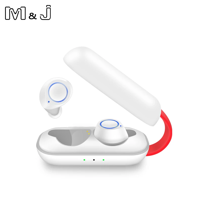 M & J TWS Bluetooth 5 0 наушники стерео беспроводные HIFI Звук спортивные Handsfree игровая