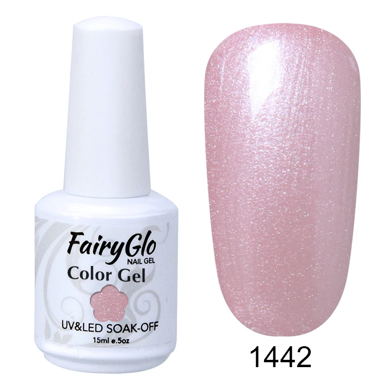 FairyGlo флуоресцентный неоновый УФ-гель для ногтей Дизайн ногтей гель лак замачиваемый Vernis полуперманентный лак для ногтей 15 мл - Цвет: 1442