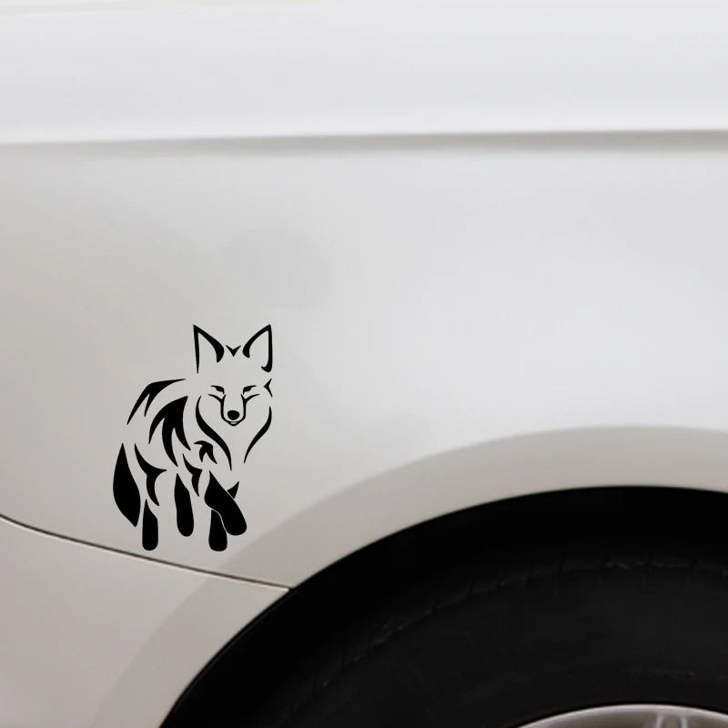 YJZT 11 8 см * 16 7 Cunning Fox автомобильные мультипликационные наклейки декоративные