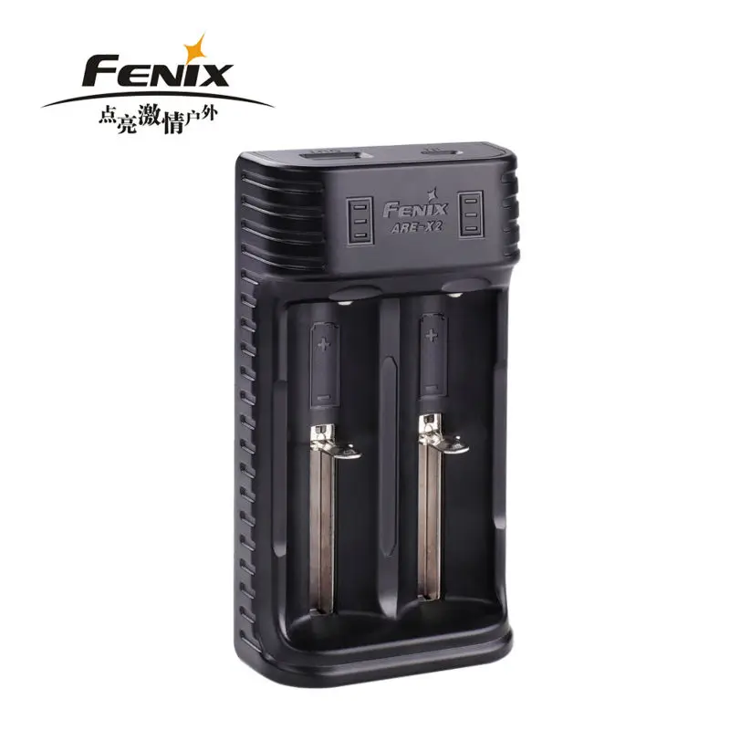 FENIX ARE-X2 usb зарядка/разрядка двухканальный смарт-зарядное устройство для литий-ионных/Ni-MH и Ni-Cd батарей