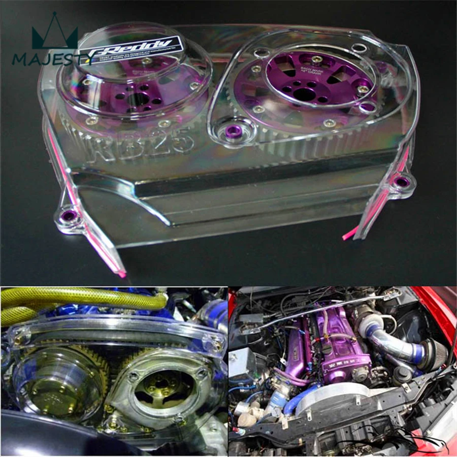

Cam Gear Pulley + Timing Belt Cover For Nissan Skyline R32 R33 GTS RB25DET