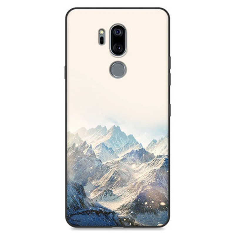 Чехол ThinQ для LG G7 Мультяшные мягкие силиконовые чехлы из ТПУ телефонов G 7 чехол