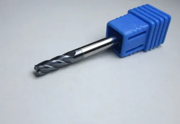 

diameter 4mm tungsten carbide flat end mills HRC45 4MM CNC machine milling cutter 4 flutes 45HRC metalworking for steel