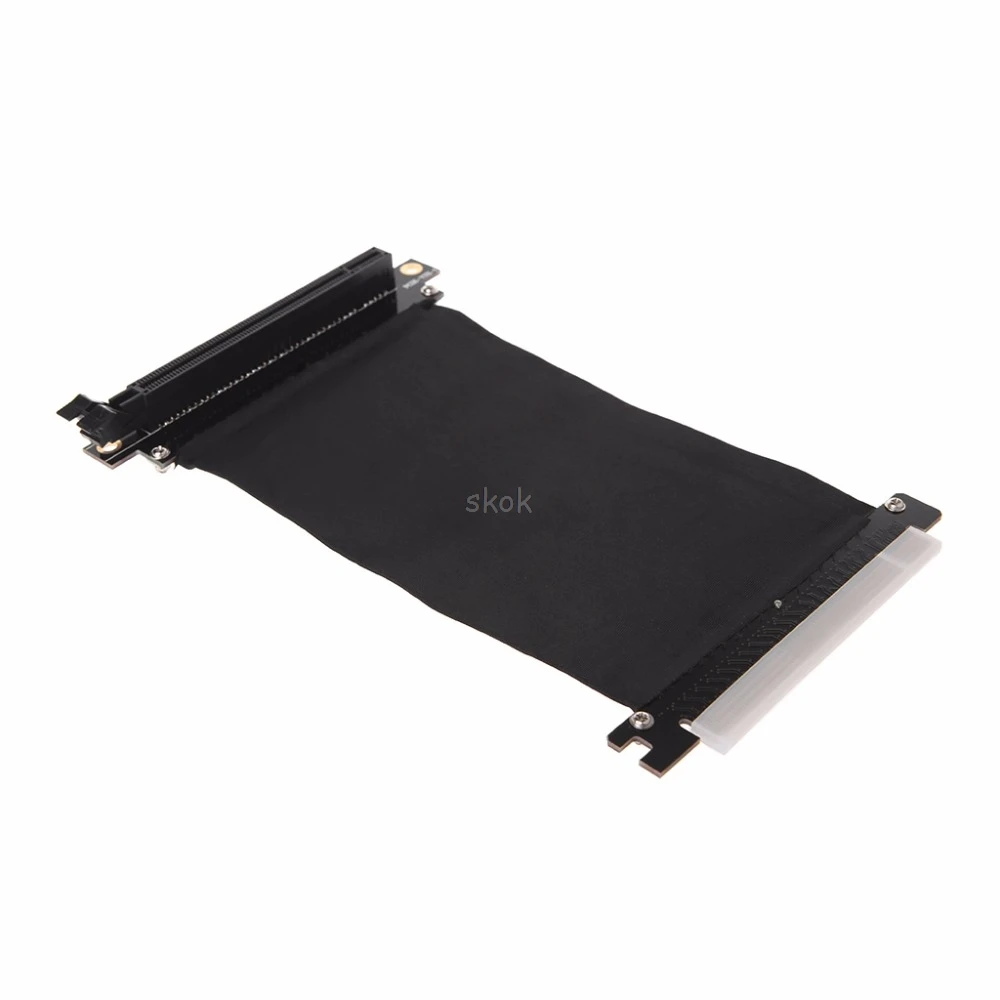 

PCI Express3.0 16x High Speed Riser Card Flexible Cable Extension Adapter-Angled MAY11 dropshipping