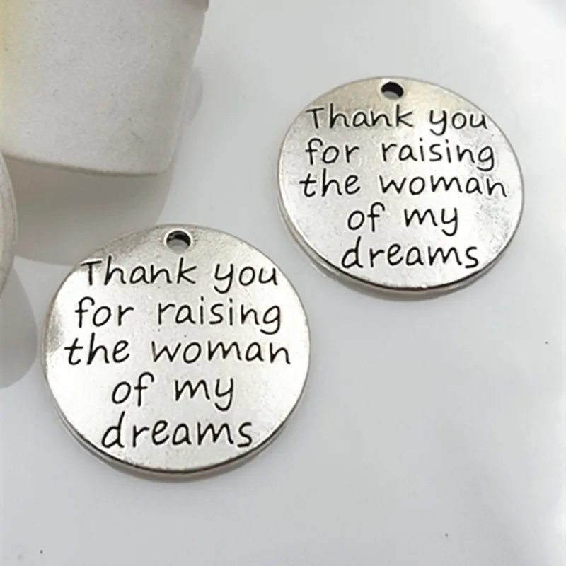 Самодельные Украшения из сплава аксессуары God Have you in has Hand dangle jewelry manual materials 23mm round