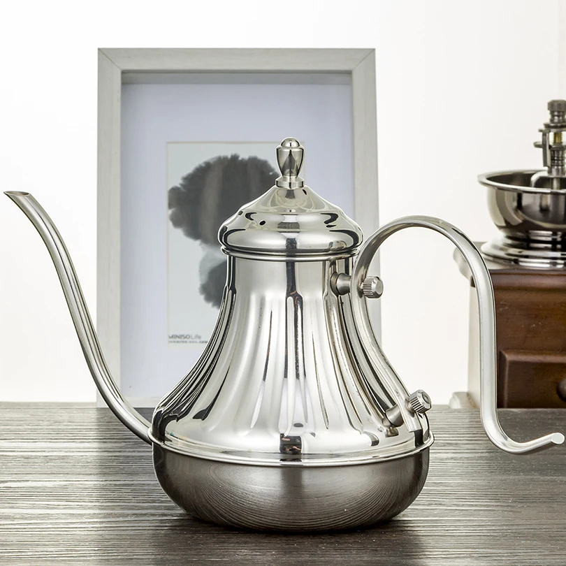 Чайник капельный с гусиной шеей 600 мл|kettle stainless|kettle dripkettle coffee |