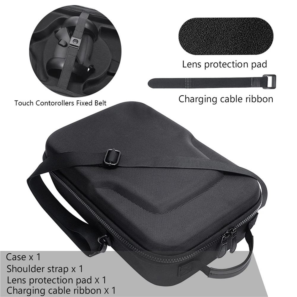  EVA Waterproof Case for Oculus Quest VR Glasses and Accessories Shockproof Protective Bag Storage C