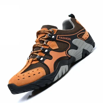 

Winter Men Sport Running Shoes Breathable Genuine Leather Plush Fur Outdoor Travel Training Running Shoes Running Sneakers Men