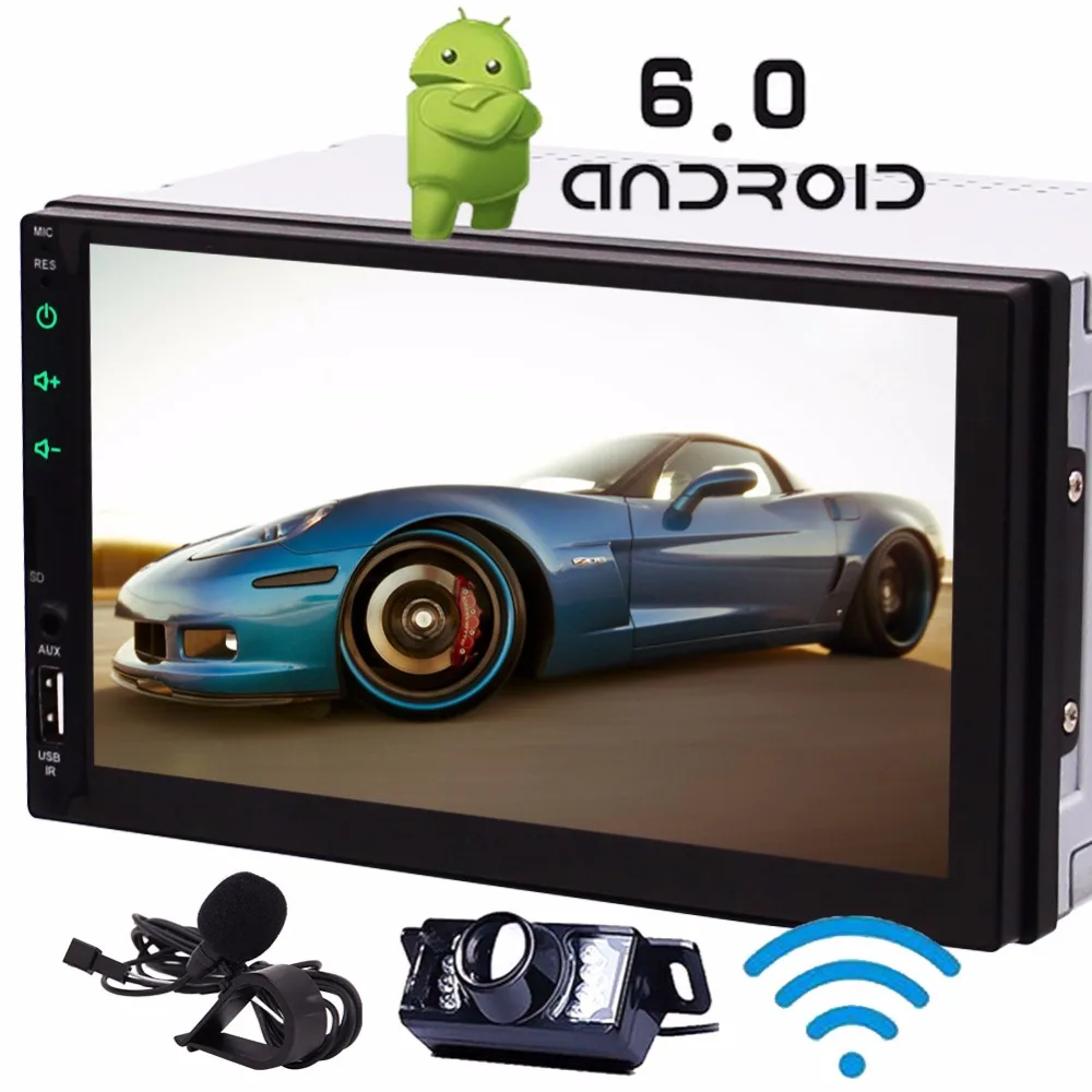 Android 6.0 Touch Screen Car Stereo 2 Din In Dash Car Radio Video GPS Navigation support Bluetooth WiFi Steering Wheel Control Android 6.0 Touch Screen Car Stereo 2 Din In Dash Car Radio Video GPS Navigation support Bluetooth WiFi Steering Wheel Control