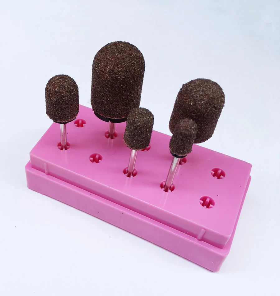

5pcs/set Electric Nail Drill Sanding Bands Nail Art Pedicure Bits Nail Accessories Manicure Machine Tools feet