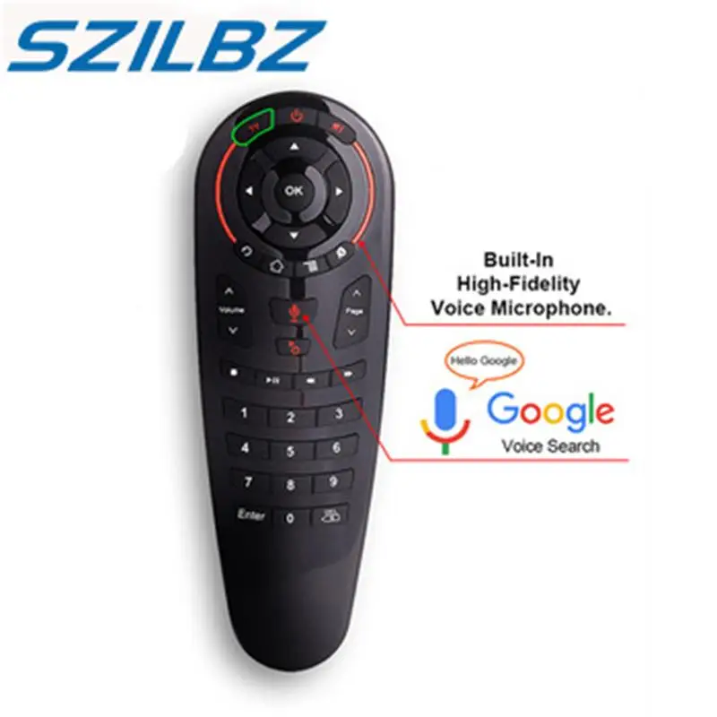 Пульт дистанционного управления SZILBZ G30 2 4G Беспроводная воздушная мышь мини