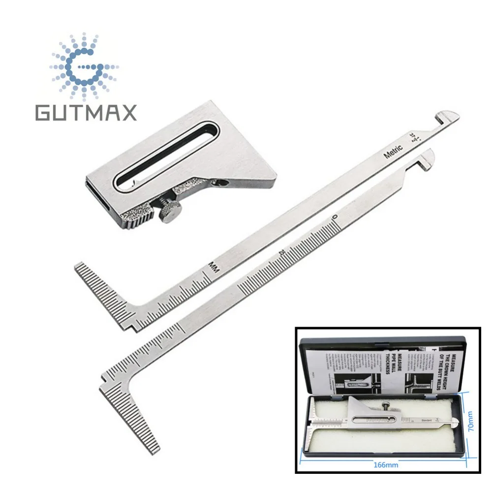 

Professional Welding Gauge Measure Tools High Low Inspection Gauge Wrong Edge Ruler Measuring Welding Tools HY16