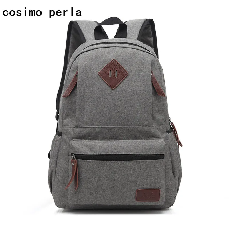 

High Quality Women Men Backpack Oxford Cloth Canvas Backpacks for College Student Bag Big Casual Bookbags Laptop Mochila Escolar