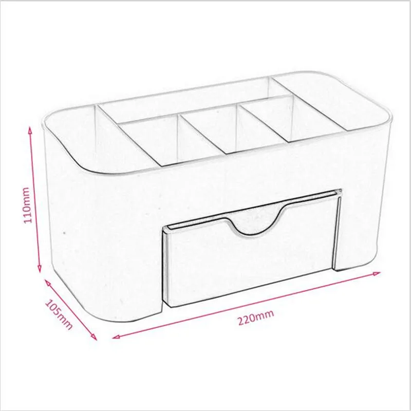 BAISPO Пластик коробка для хранения косметики с маленький ящик мульти-функциональные украшения коробка стол метизы органайзер для хранения